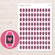 I-11255 planner sticker sheet with enlarged sticker detail