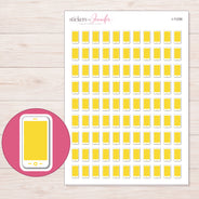 I-11256 planner sticker sheet with enlarged sticker detail