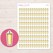 I-11270 planner sticker sheet with enlarged sticker detail