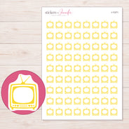 I-11271 planner sticker sheet with enlarged sticker detail