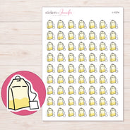 I-11274 planner sticker sheet with enlarged sticker detail