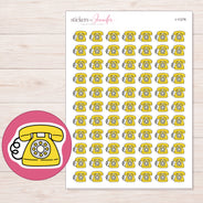 I-11276 planner sticker sheet with enlarged sticker detail