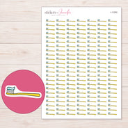 I-11282 planner sticker sheet with enlarged sticker detail