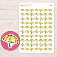 I-11288 planner sticker sheet with enlarged sticker detail