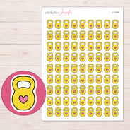 I-11300 planner sticker sheet with enlarged sticker detail