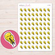I-11303 planner sticker sheet with enlarged sticker detail