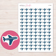 I-11320 planner sticker sheet with enlarged sticker detail