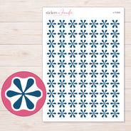 I-11324 planner sticker sheet with enlarged sticker detail