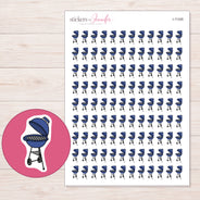 I-11326 planner sticker sheet with enlarged sticker detail
