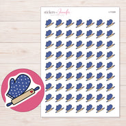 I-11329 planner sticker sheet with enlarged sticker detail