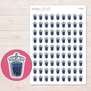 I-11344 planner sticker sheet with enlarged sticker detail