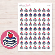 I-11347 planner sticker sheet with enlarged sticker detail