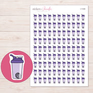 I-11348 planner sticker sheet with enlarged sticker detail