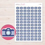 I-11358 planner sticker sheet with enlarged sticker detail