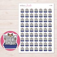 I-11362 planner sticker sheet with enlarged sticker detail