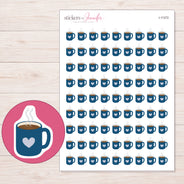 I-11372 planner sticker sheet with enlarged sticker detail