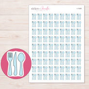 I-11383 planner sticker sheet with enlarged sticker detail