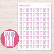 I-11384 planner sticker sheet with enlarged sticker detail