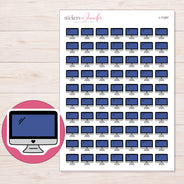 I-11387 planner sticker sheet with enlarged sticker detail