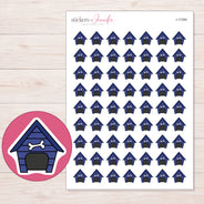 I-11394 planner sticker sheet with enlarged sticker detail