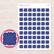 I-11398 planner sticker sheet with enlarged sticker detail