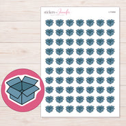 I-11404 planner sticker sheet with enlarged sticker detail