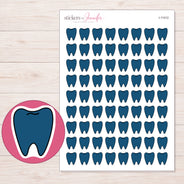 I-11412 planner sticker sheet with enlarged sticker detail