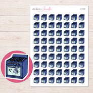 I-11416 planner sticker sheet with enlarged sticker detail