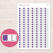 I-11420 planner sticker sheet with enlarged sticker detail