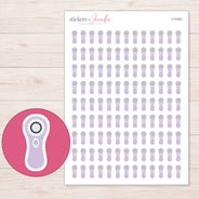 I-11421 planner sticker sheet with enlarged sticker detail
