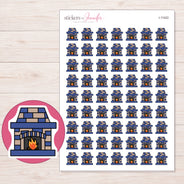 I-11422 planner sticker sheet with enlarged sticker detail