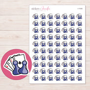 I-11430 planner sticker sheet with enlarged sticker detail