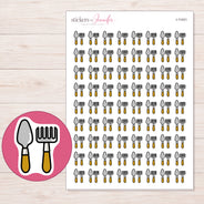 I-11431 planner sticker sheet with enlarged sticker detail