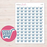I-11437 planner sticker sheet with enlarged sticker detail