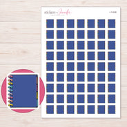 I-11438 planner sticker sheet with enlarged sticker detail