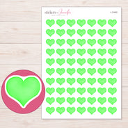I-11442 planner sticker sheet with enlarged sticker detail