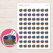 I-11455 planner sticker sheet with enlarged sticker detail