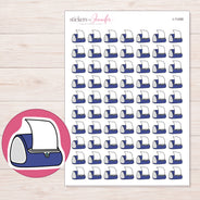I-11458 planner sticker sheet with enlarged sticker detail