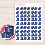 I-11469 planner sticker sheet with enlarged sticker detail