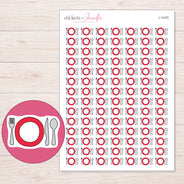 I-11470 planner sticker sheet with enlarged sticker detail
