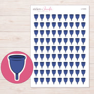 I-11472 planner sticker sheet with enlarged sticker detail