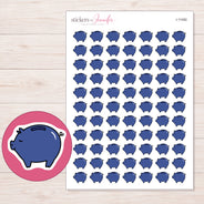 I-11492 planner sticker sheet with enlarged sticker detail