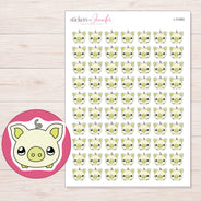 I-11493 planner sticker sheet with enlarged sticker detail