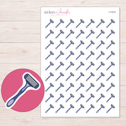 I-11514 planner sticker sheet with enlarged sticker detail