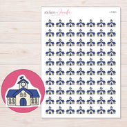 I-11521 planner sticker sheet with enlarged sticker detail