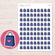 I-11526 planner sticker sheet with enlarged sticker detail
