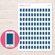I-11530 planner sticker sheet with enlarged sticker detail