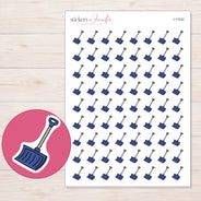 I-11532 planner sticker sheet with enlarged sticker detail