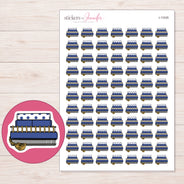 I-11535 planner sticker sheet with enlarged sticker detail