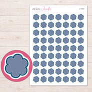 I-11537 planner sticker sheet with enlarged sticker detail